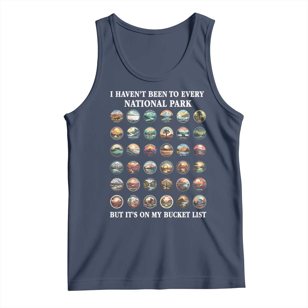 National Parks Bucket List Tank Top I Haven't Been To Wishlist