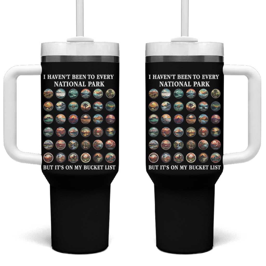 National Parks Bucket List Tumbler With Handle I Haven't Been To Wishlist