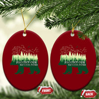 Protect Our Parks National Park Ceramic Ornament Bear Hiking Nature - Wonder Print Shop