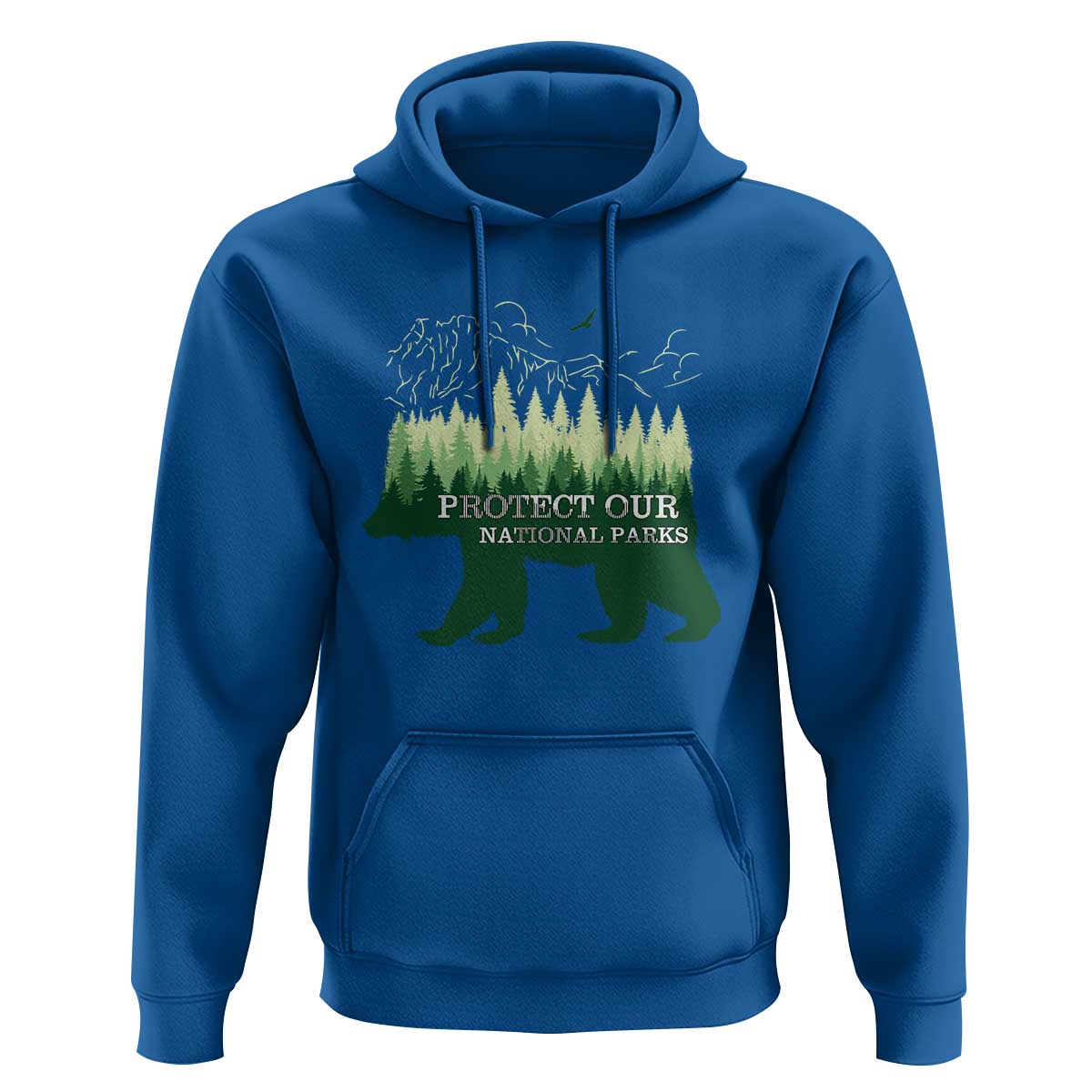 Protect Our Parks National Park Hoodie Bear Hiking Nature
