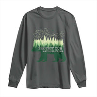 Protect Our Parks National Park Long Sleeve Shirt Bear Hiking Nature