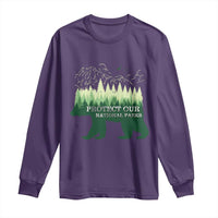 Protect Our Parks National Park Long Sleeve Shirt Bear Hiking Nature
