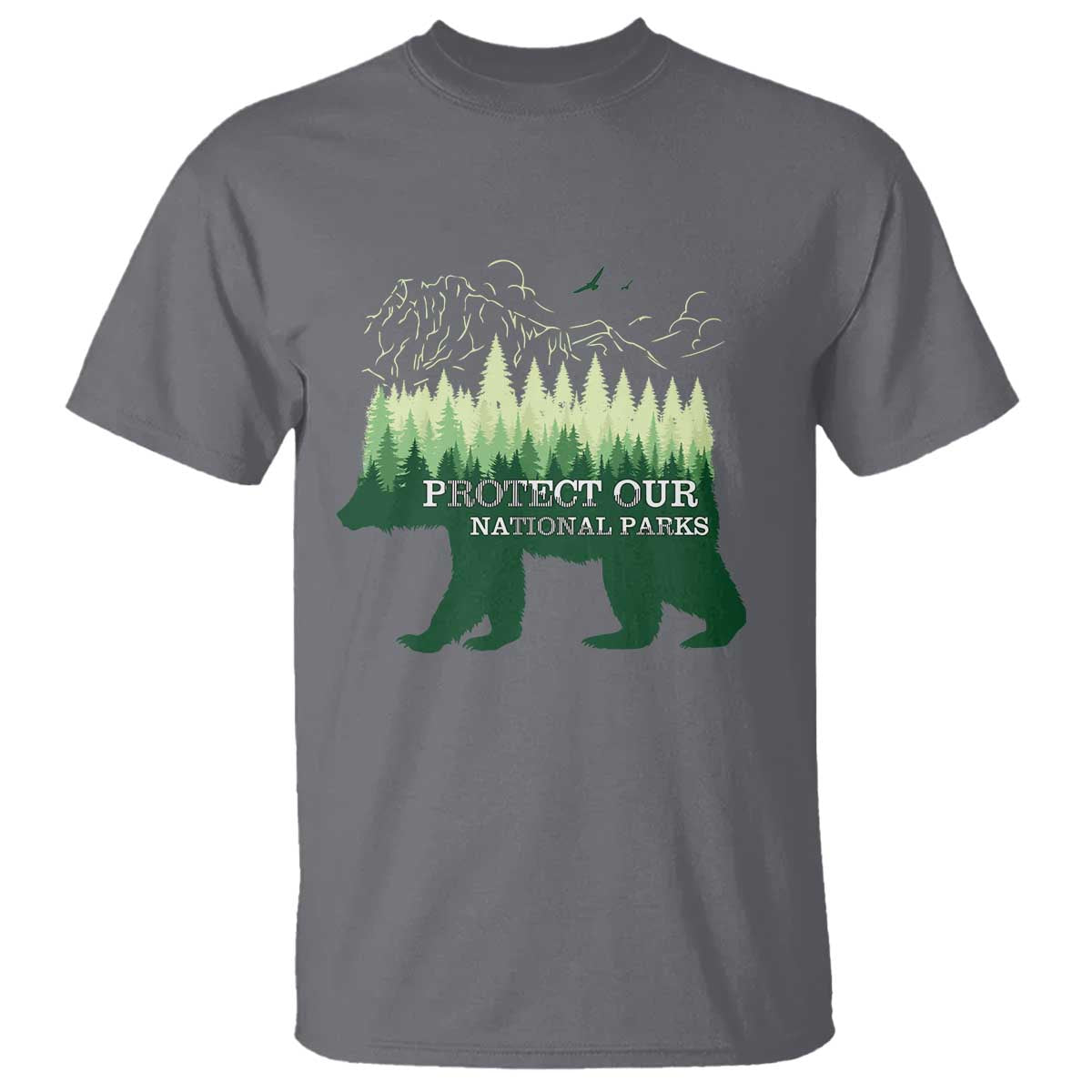 Protect Our Parks National Park T Shirt Bear Hiking Nature