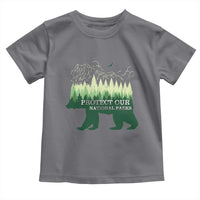 Protect Our Parks National Park Toddler T Shirt Bear Hiking Nature