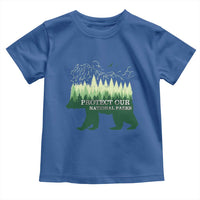 Protect Our Parks National Park Toddler T Shirt Bear Hiking Nature