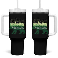 Protect Our Parks National Park Tumbler With Handle Bear Hiking Nature