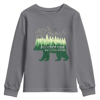Protect Our Parks National Park Youth Sweatshirt Bear Hiking Nature