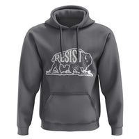 Protect Our National Parks Hoodie Bison Wildlife Resist