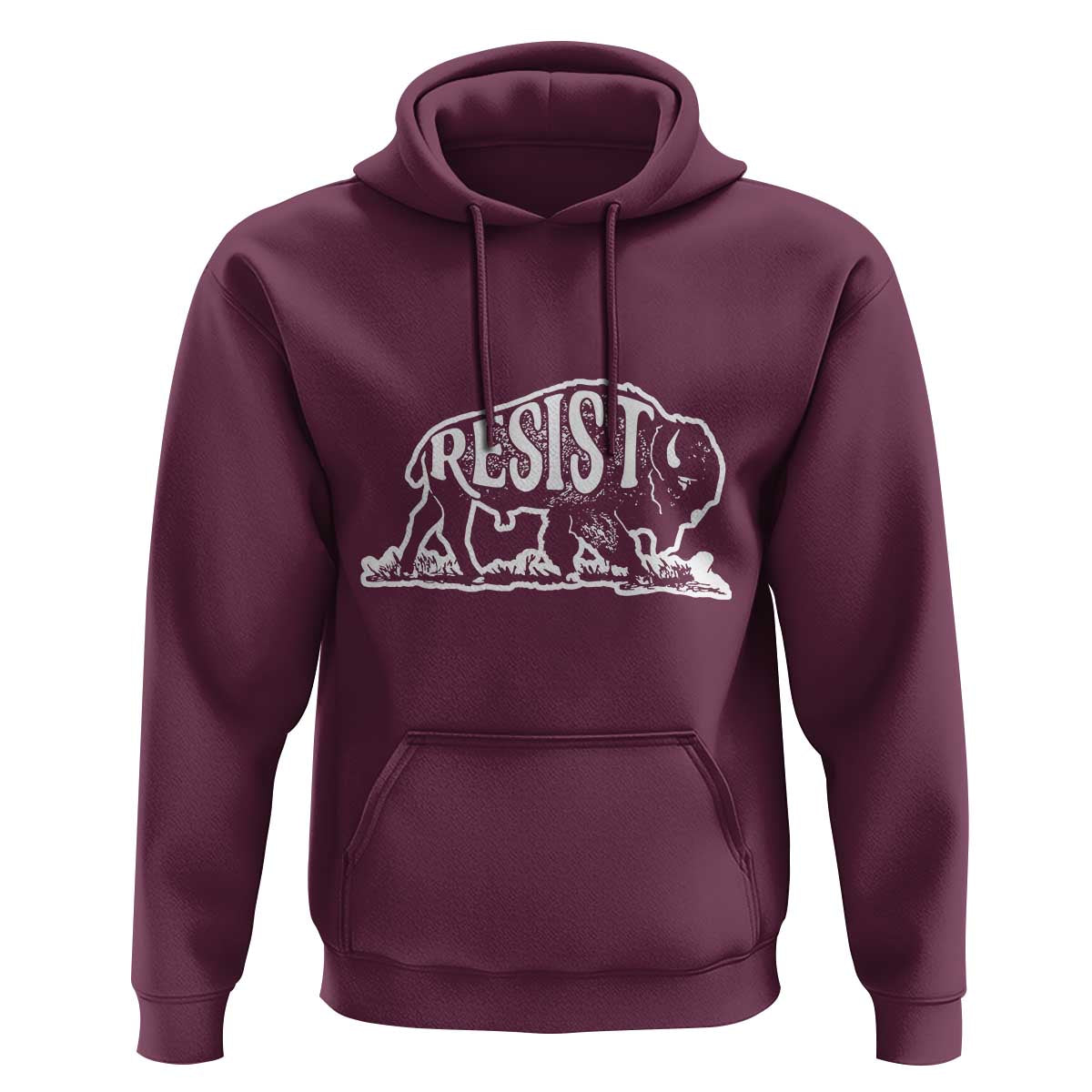 Protect Our National Parks Hoodie Bison Wildlife Resist