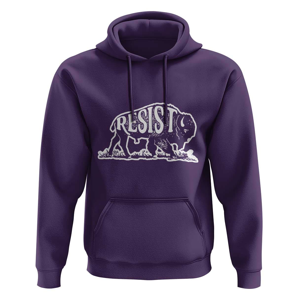 Protect Our National Parks Hoodie Bison Wildlife Resist