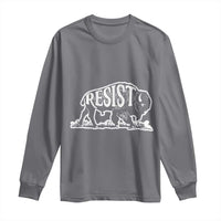 Protect Our National Parks Long Sleeve Shirt Bison Wildlife Resist