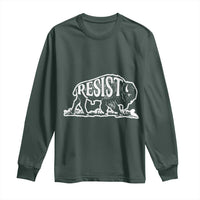 Protect Our National Parks Long Sleeve Shirt Bison Wildlife Resist