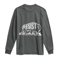 Protect Our National Parks Long Sleeve Shirt Bison Wildlife Resist