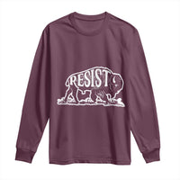 Protect Our National Parks Long Sleeve Shirt Bison Wildlife Resist
