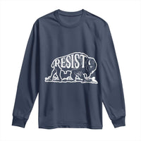 Protect Our National Parks Long Sleeve Shirt Bison Wildlife Resist