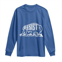 Protect Our National Parks Long Sleeve Shirt Bison Wildlife Resist