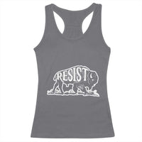 Protect Our National Parks Racerback Tank Top Bison Wildlife Resist