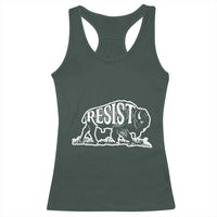Protect Our National Parks Racerback Tank Top Bison Wildlife Resist