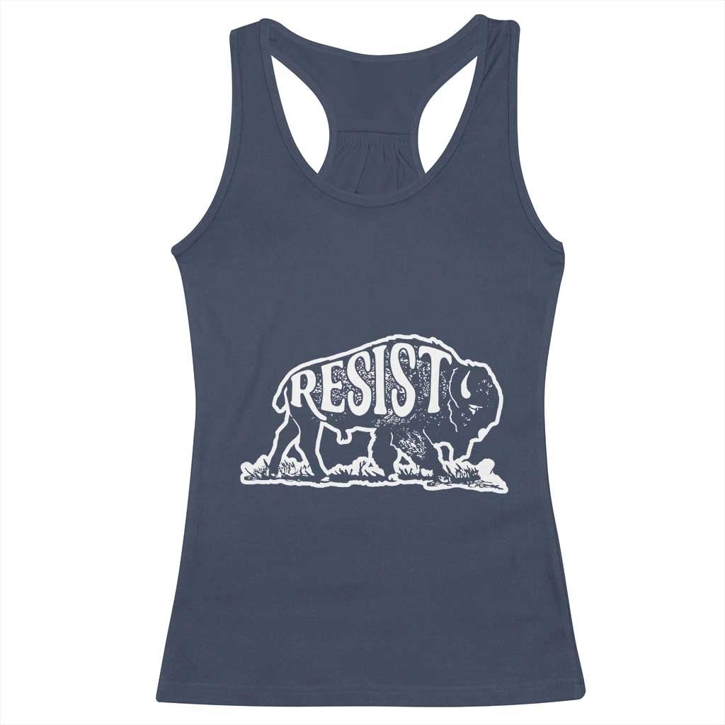 Protect Our National Parks Racerback Tank Top Bison Wildlife Resist