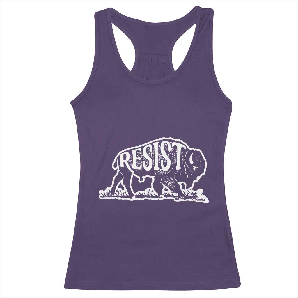 Protect Our National Parks Racerback Tank Top Bison Wildlife Resist