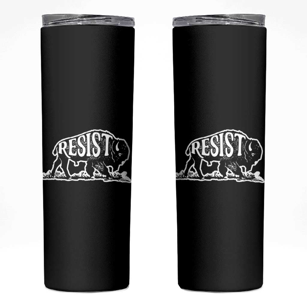 Protect Our National Parks Skinny Tumbler Bison Wildlife Resist