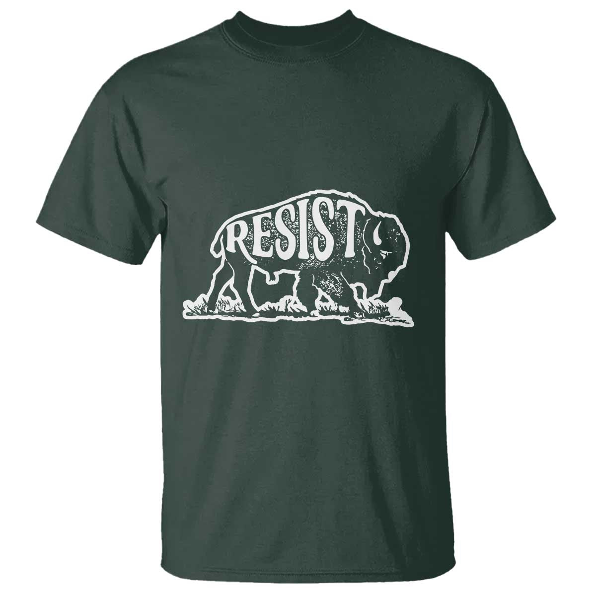 Protect Our National Parks T Shirt Bison Wildlife Resist