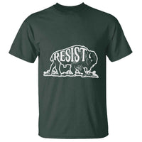 Protect Our National Parks T Shirt Bison Wildlife Resist