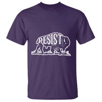Protect Our National Parks T Shirt Bison Wildlife Resist