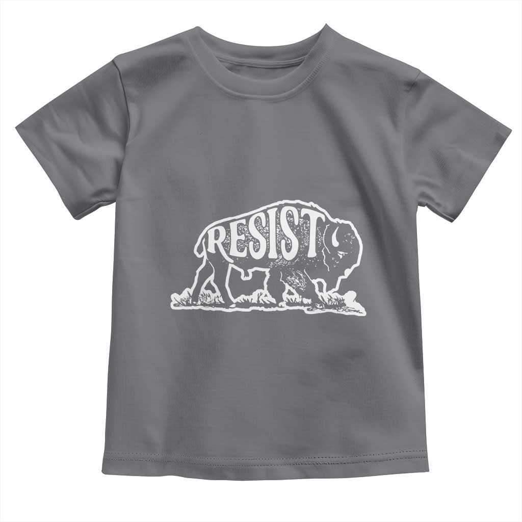 Protect Our National Parks Toddler T Shirt Bison Wildlife Resist