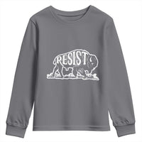 Protect Our National Parks Youth Sweatshirt Bison Wildlife Resist
