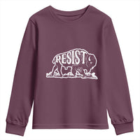 Protect Our National Parks Youth Sweatshirt Bison Wildlife Resist