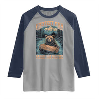 Protect Our National Parks Raglan Shirt Parks Not Profits Bear Retro Graphic