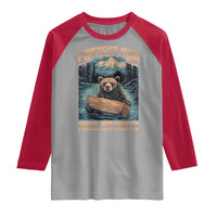 Protect Our National Parks Raglan Shirt Parks Not Profits Bear Retro Graphic