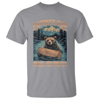 Protect Our National Parks T Shirt Parks Not Profits Bear Retro Graphic