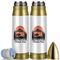 Protect Our National Parks Bullet Tumbler Bison Buffalo Vintage Graphic