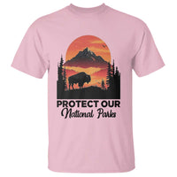 Protect Our National Parks T Shirt Bison Buffalo Vintage Graphic