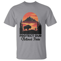 Protect Our National Parks T Shirt Bison Buffalo Vintage Graphic