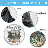 Protect Our National Parks Spare Tire Cover Wildlife Fishing Outdoor Adventure Retro