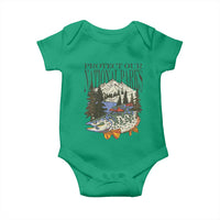 Protect Our National Parks Baby Onesie Wildlife Fishing Outdoor Adventure Retro