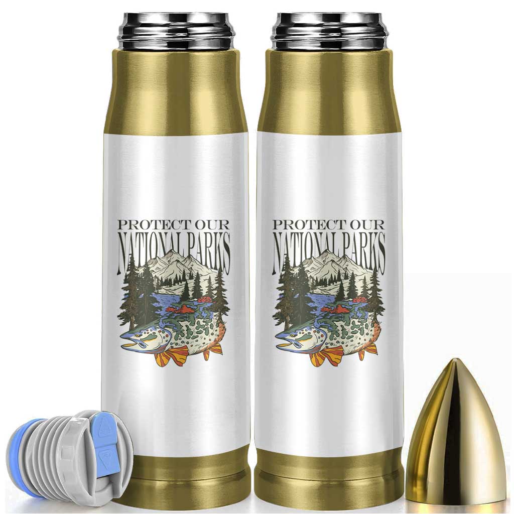 Protect Our National Parks Bullet Tumbler Wildlife Fishing Outdoor Adventure Retro