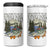 Protect Our National Parks 4 in 1 Can Cooler Tumbler Wildlife Fishing Outdoor Adventure Retro