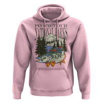 Protect Our National Parks Hoodie Wildlife Fishing Outdoor Adventure Retro