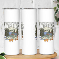Protect Our National Parks Skinny Tumbler Wildlife Fishing Outdoor Adventure Retro