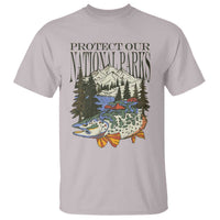 Protect Our National Parks T Shirt Wildlife Fishing Outdoor Adventure Retro