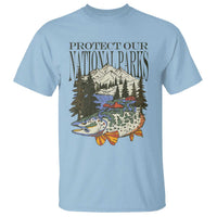 Protect Our National Parks T Shirt Wildlife Fishing Outdoor Adventure Retro