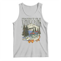 Protect Our National Parks Tank Top Wildlife Fishing Outdoor Adventure Retro