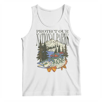 Protect Our National Parks Tank Top Wildlife Fishing Outdoor Adventure Retro