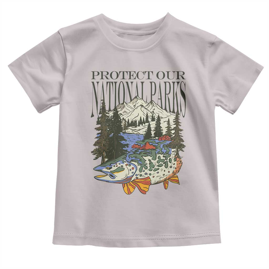 Protect Our National Parks Toddler T Shirt Wildlife Fishing Outdoor Adventure Retro