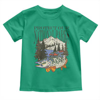 Protect Our National Parks Toddler T Shirt Wildlife Fishing Outdoor Adventure Retro