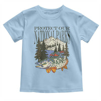 Protect Our National Parks Toddler T Shirt Wildlife Fishing Outdoor Adventure Retro